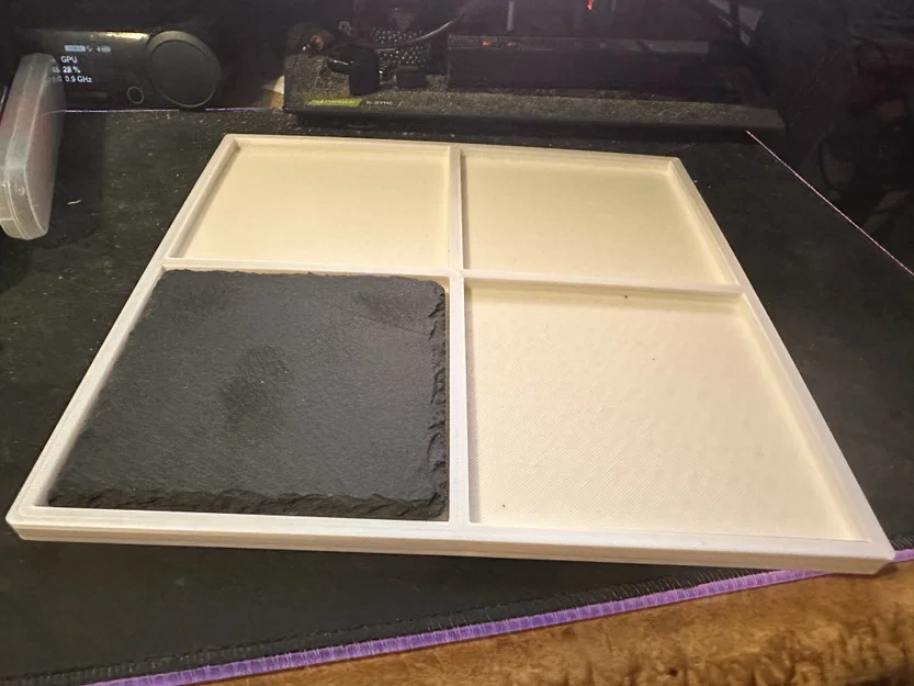 Slate coaster jig để khắc - Image 1