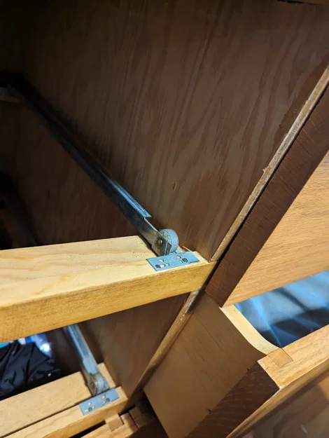 Bộ ổn định slide ngăn kéo tủ quần áo cổ điển - Image 2