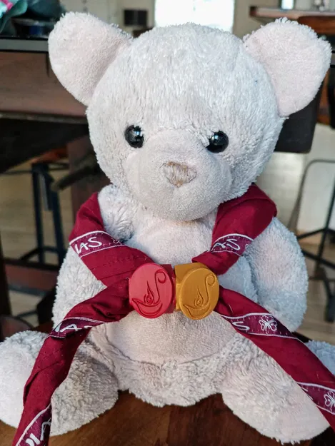 Wagggs Woggle Scar Ring Rangers (Vệ binh già ở Argentina) - Pasapañuelos hoặc Canuto de Guias Major Aga - Image 2