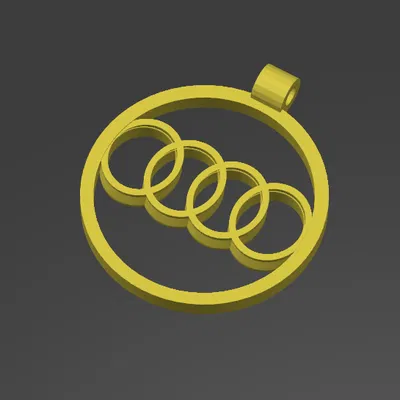 Keychain với logo audi