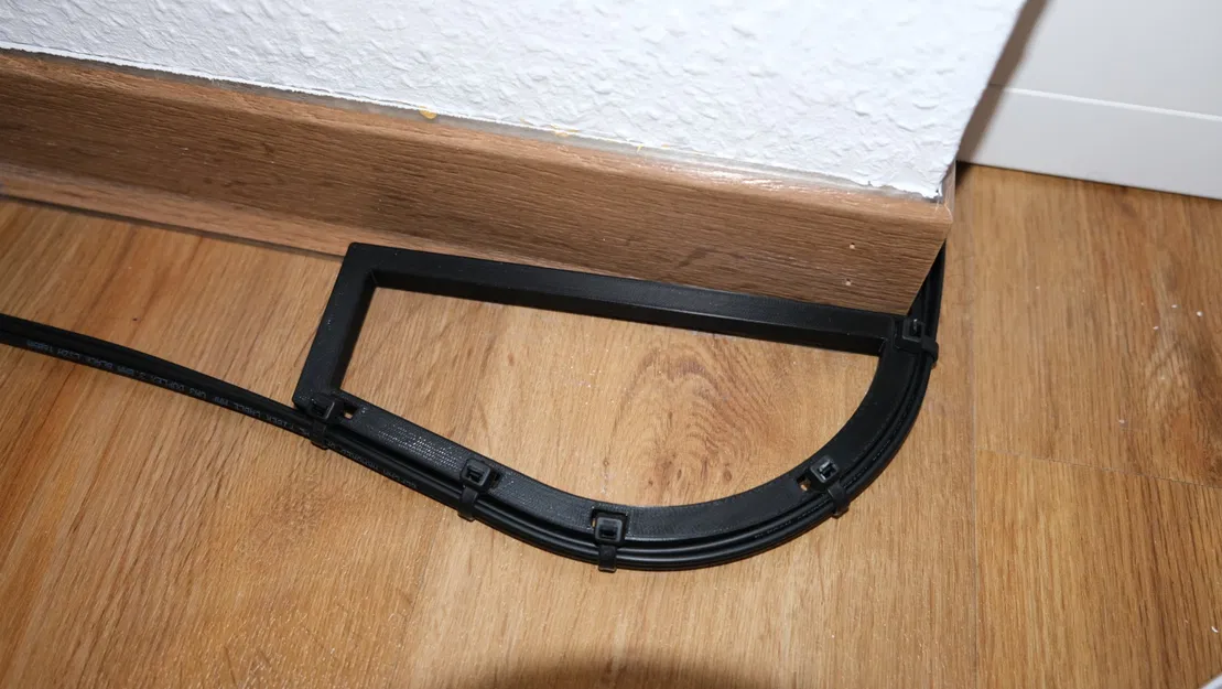 Bảo vệ cáp mạng sợi quang để đặt xung quanh các góc - Image 1