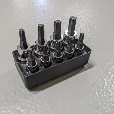 Gridfinity Torx Bit tổ chức cho bộ 9 mảnh Pittsburgh