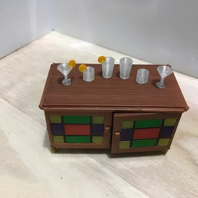 Bộ đồ thủy tinh thanh số 1 (tỷ lệ 1:18)