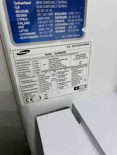 Giá đỡ khay trứng cho mô hình tủ lạnh Samsung: RLG3GQERS - Image 2