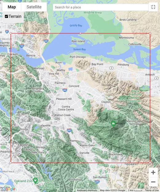 Mt Diablo Topo - Image 1