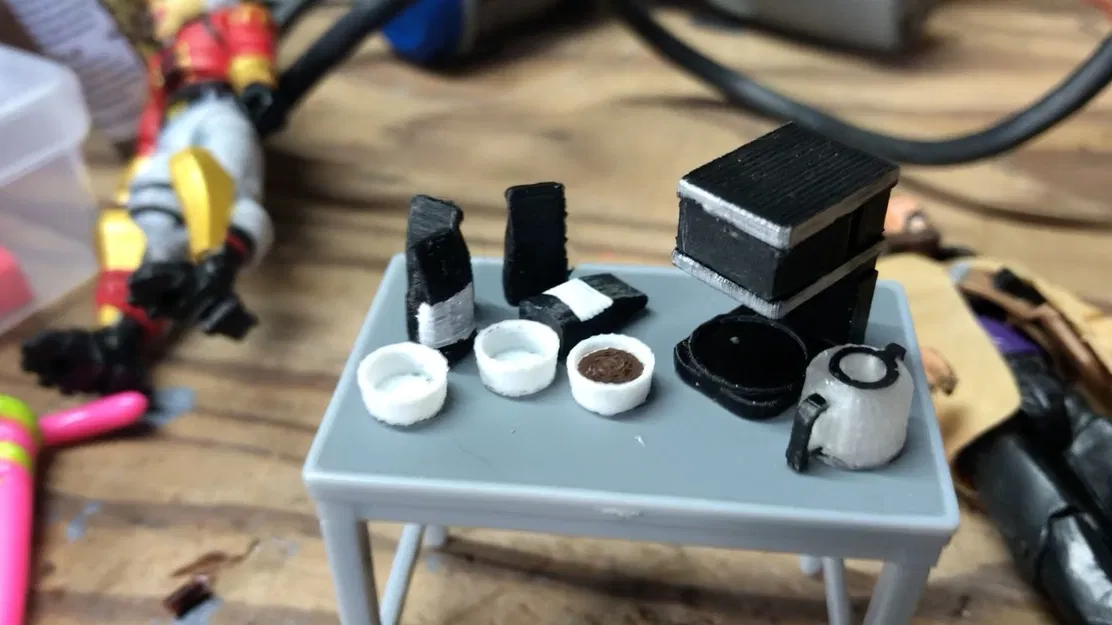 Máy pha cà phê và nồi (tỷ lệ 1:18) - Image 1