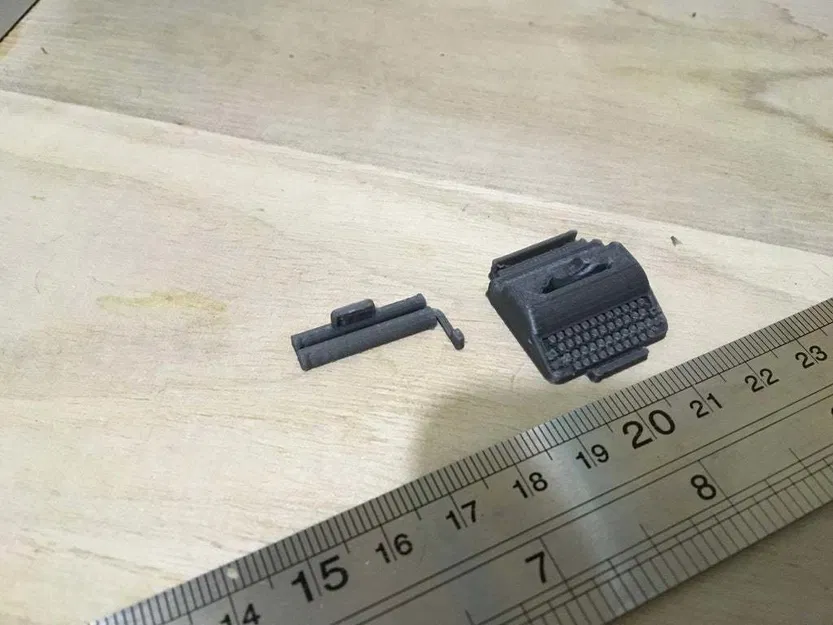 Máy đánh chữ (tỷ lệ 1:18) - Image 2