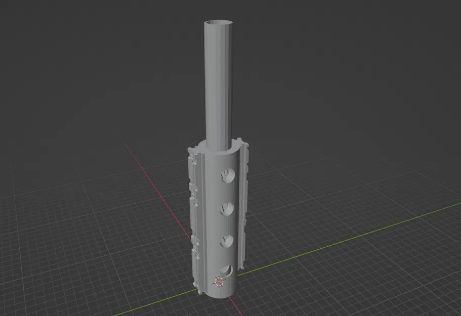 Nerf Long Barrel (Thingiverse Remix) - Image 1