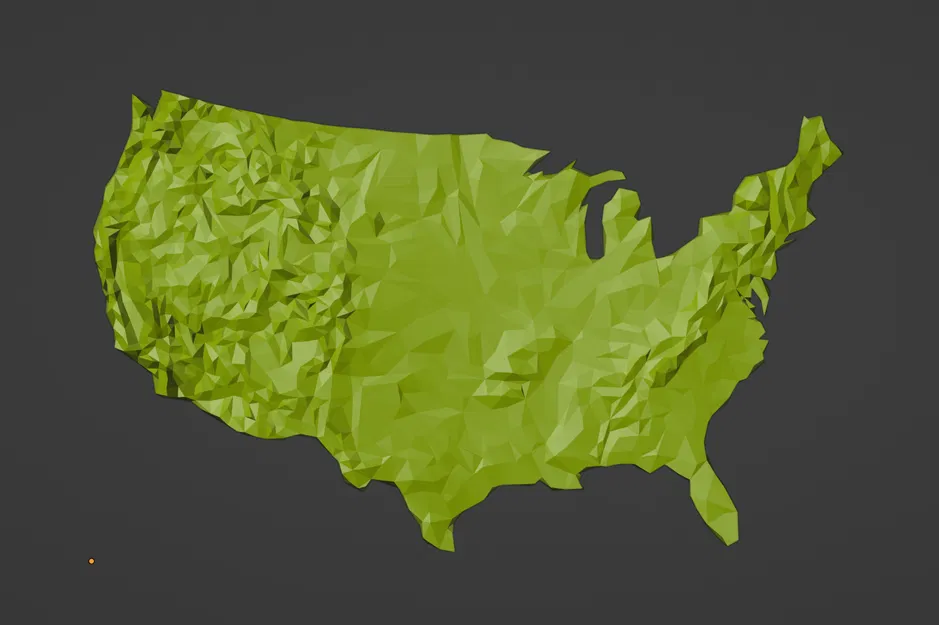 Thấp Poly USA thấp hơn 48 tiểu bang - Image 4