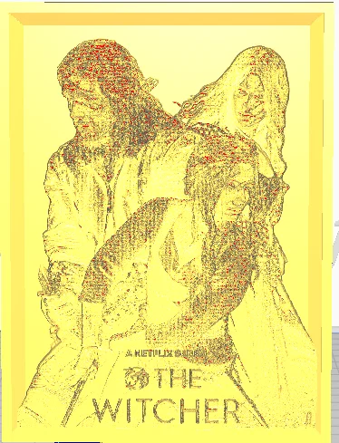 The Witcher litphophane! - Image 2