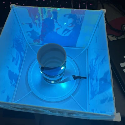 Hộp đèn lithophane tối giản