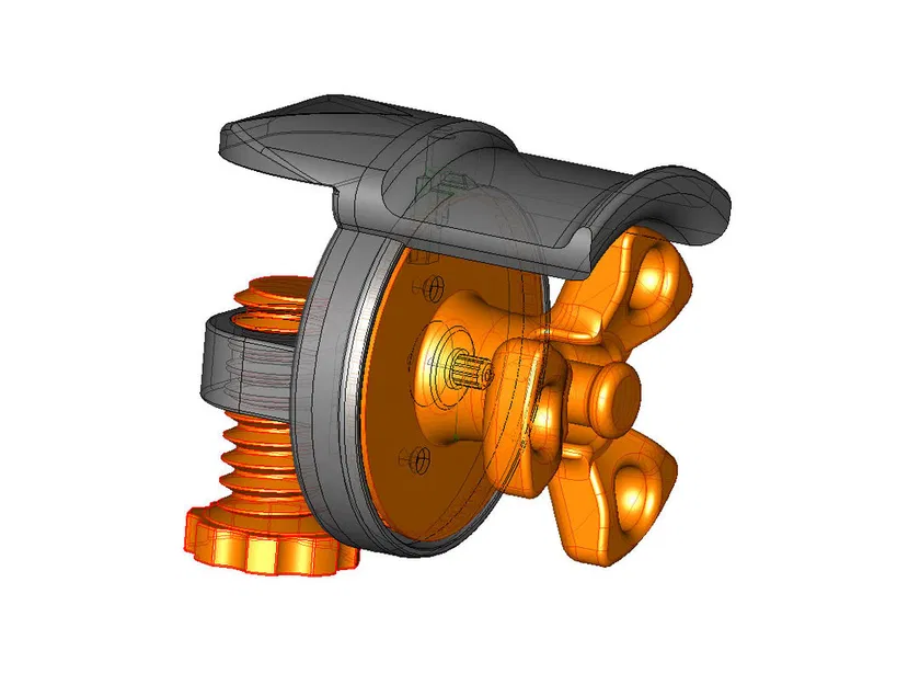 Người giữ tai nghe với phiên bản gắn bảng quản lý cáp - với tệp bước - Image 2