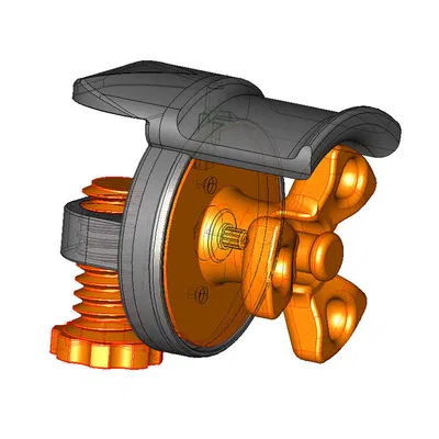 Người giữ tai nghe với phiên bản gắn bảng quản lý cáp - với tệp bước