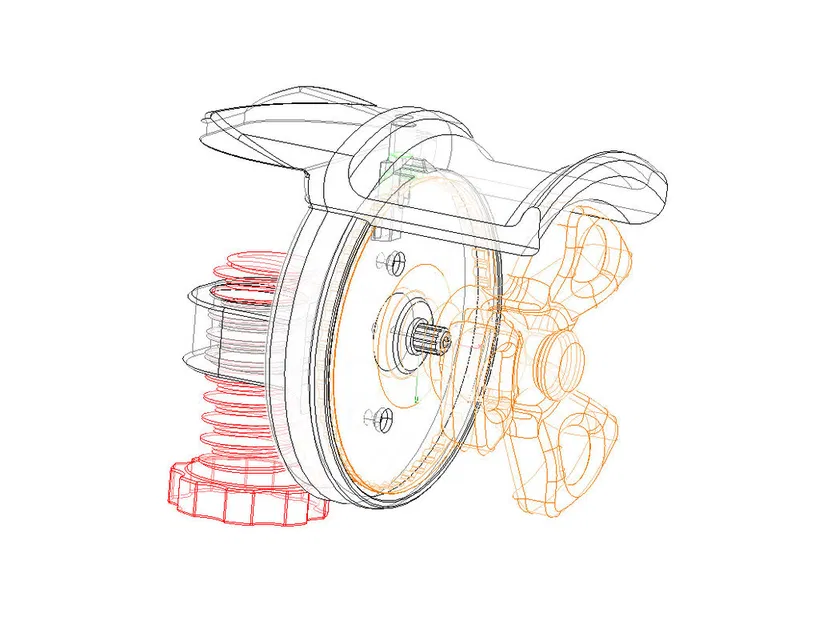 Người giữ tai nghe với phiên bản gắn bảng quản lý cáp - với tệp bước - Image 4
