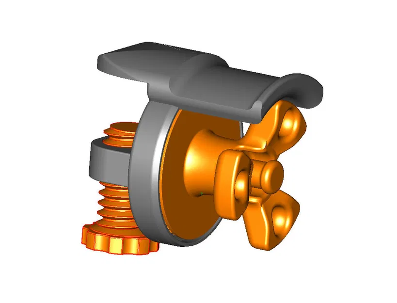 Người giữ tai nghe với phiên bản gắn bảng quản lý cáp - với tệp bước - Image 13