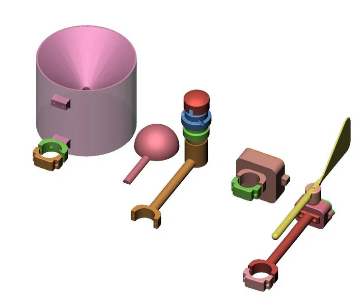 Trạm thời tiết. Raingauge, máy đo tốc độ và gió - Image 1