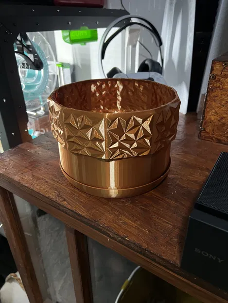 Người trồng chậu, với lỗ thoát nước, khay nhỏ giọt, hiện đại giữa thế kỷ - Image 3