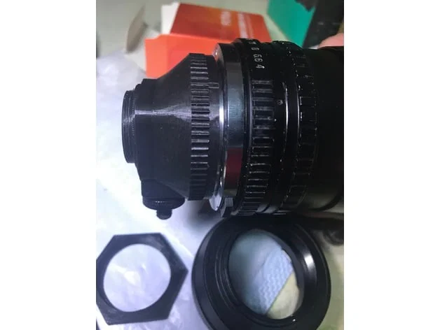 Olympus OM sang bộ chuyển đổi C-Mount - Image 1