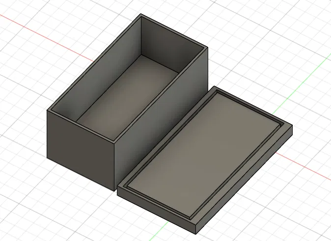 Thùng chứa vuông với nắp - Image 1