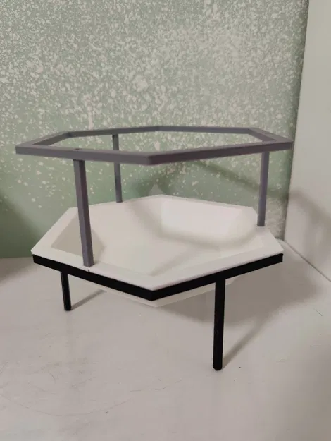 Xếp chồng hex hỗ trợ với khay - Image 1