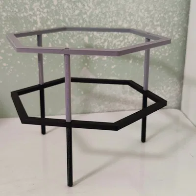 Xếp chồng hex hỗ trợ với khay