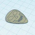 Guitar Skull Pick - Thumbnail 1