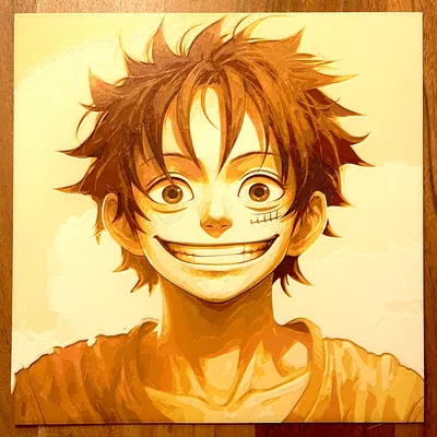 Khỉ đầy màu sắc D. Chân dung Ruffy