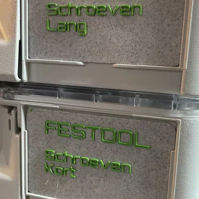 Thẻ trên Festool Systainer tổ chức SYS3 org M 89