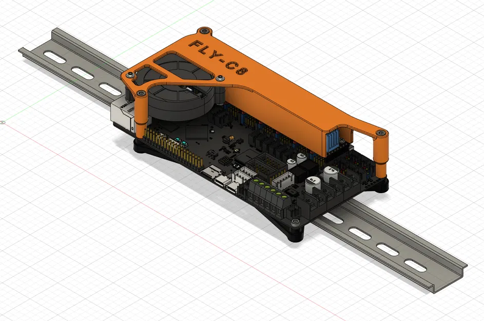 Fly-C8 Stepper Driver Fan Duct 5015/Trình điều khiển và Tản nhiệt - Image 1