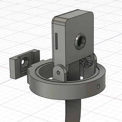 Máy ảnh pi xoay tường nghiêng