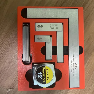 Gridfinity Machinist Squares/Feeler Gauge/12 'Băng đo