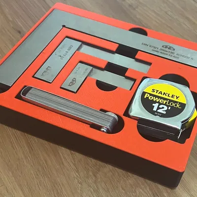 Gridfinity Machinist Squares/Feeler Gauge/12 'Băng đo