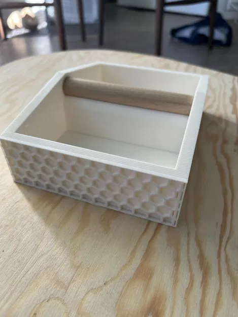 Hộp espresso gõ, hex - Image 2