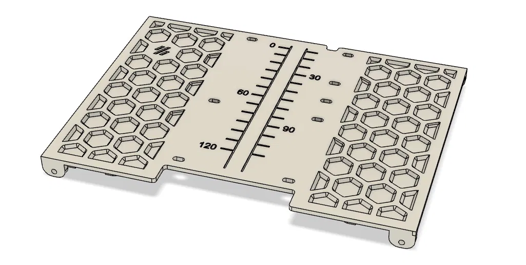 Voron 0 midpanel với mẫu hex - Image 2