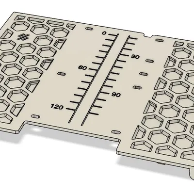 Voron 0 midpanel với mẫu hex