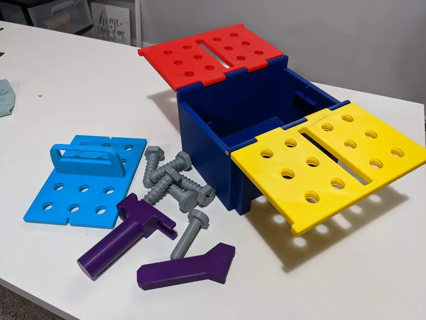 Hộp công cụ đồ chơi trẻ em - Image 5