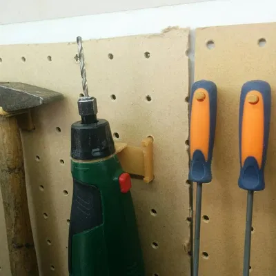 Hỗ trợ Pegboard đổ Dremel