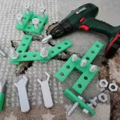 Gỗ dài cho hộp công cụ đồ chơi trẻ em