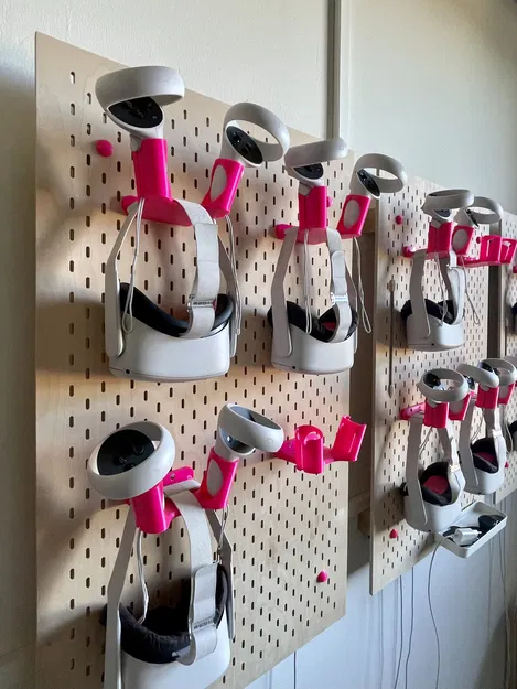Oculus Quest 2 Mount I Ikea Pegboard - Image 1