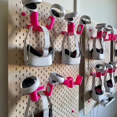 Oculus Quest 2 Mount I Ikea Pegboard