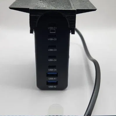 Bộ sạc mekiojeo dưới giá treo bàn làm việc