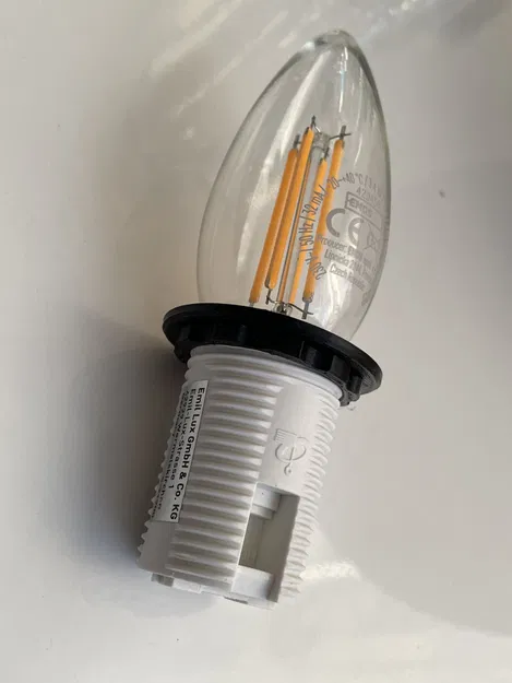 Người giữ đèn E14 -Locknut M28x1.5 - Image 2