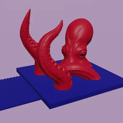 Octopus bookend