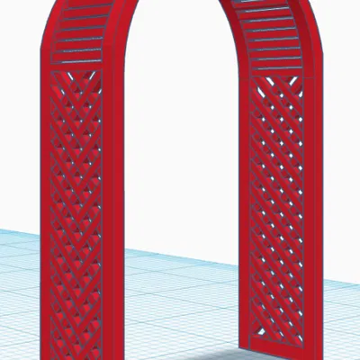 Vòm hỗ trợ leo núi thực vật