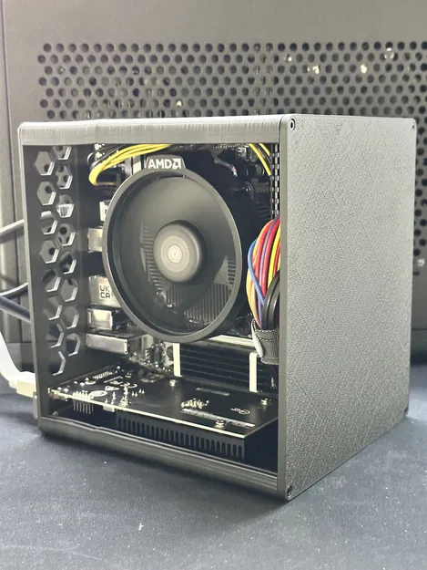 ITX PC Cube Case với SFX PSU - Image 3