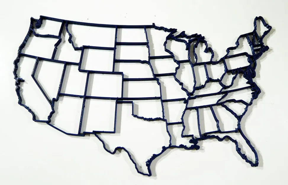 Bản đồ Hoa Kỳ (Continental) - Image 1