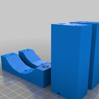 Crystal Radio Gối khối & bệ - 2,5 inch