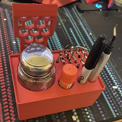 Người giữ bánh răng Trạm in Gridfinity