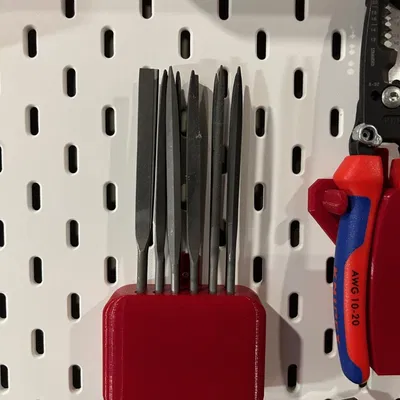 Người giữ nhỏ cho các tập tin để phù hợp với bảng Skadis