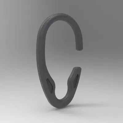 Vòng rèm tắm v2.0, cho midets kim loại 10 mm hoặc lớn hơn